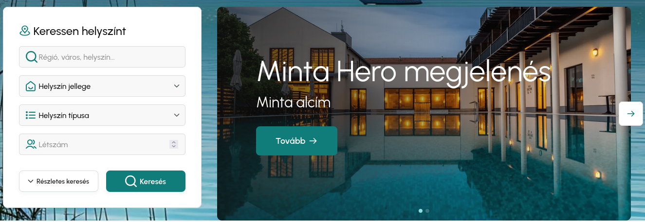 Hero megjelenés előnézet