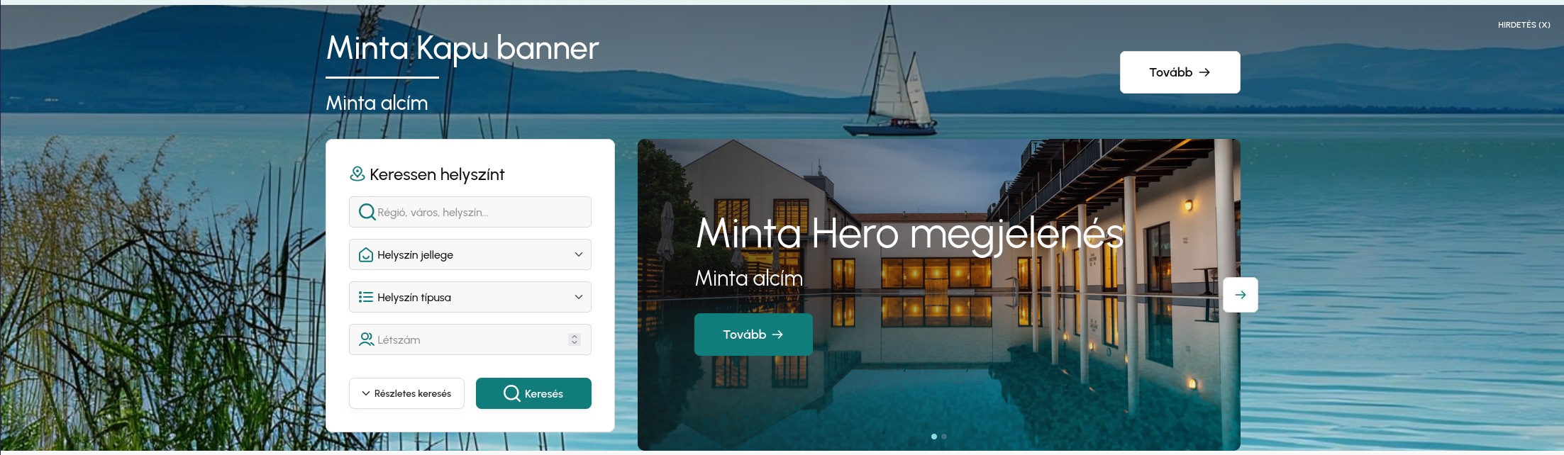 Kapu banner előnézet